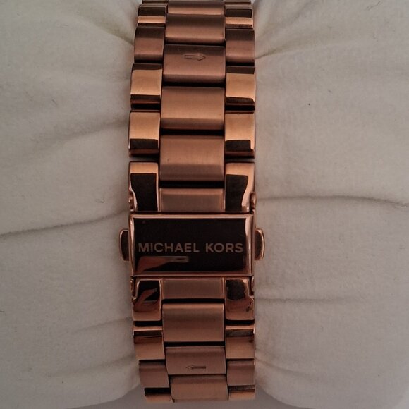 Michael Kors Women\'s MK5503 Rose-goldtone \'Bradshaw\' Chronograph Watch New main image 6